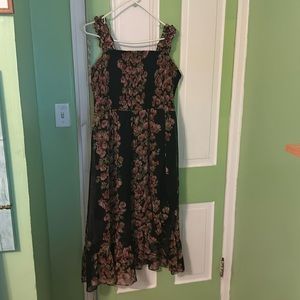 Mid length, smocked sundress